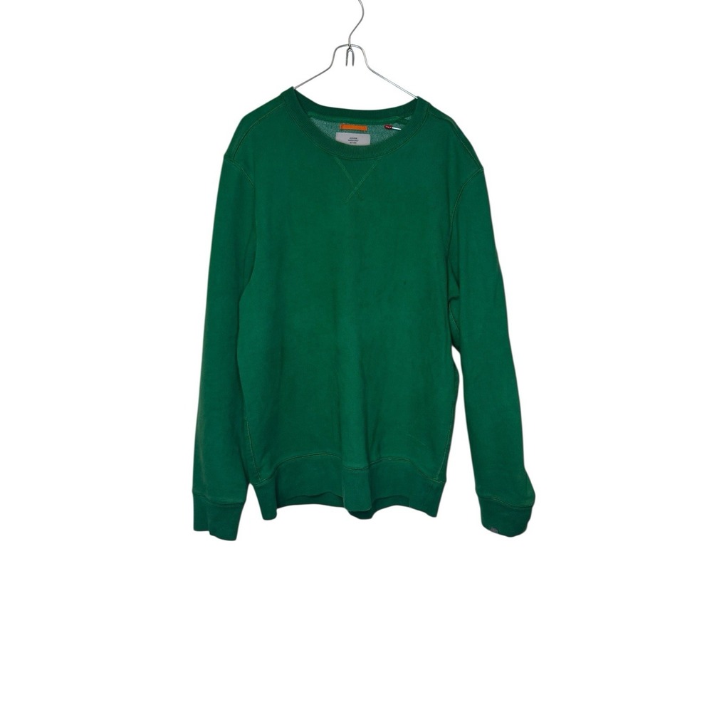 Jack Spade Women Sweatshirt French Terry Crewneck Raglan Pullover‎ Green Large
